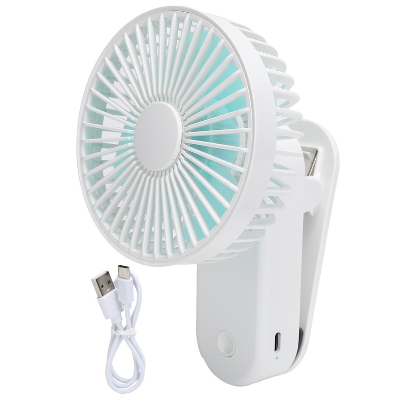 Clipon Desk Fan 3 Gears Wind Speeds Magnetic Small Portable