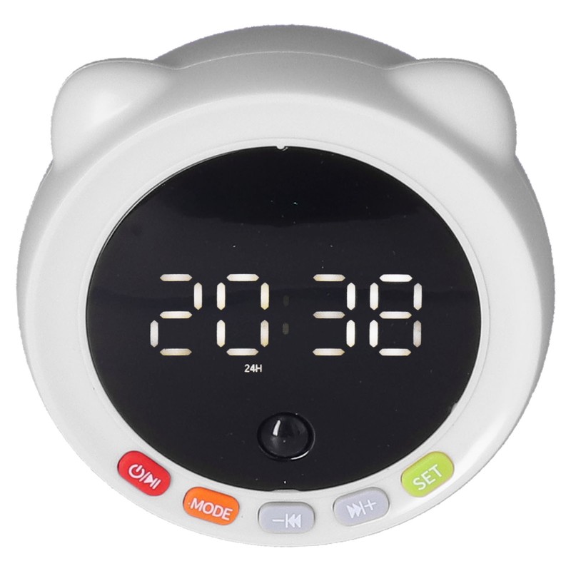 Multifunctional Bluetooth Alarm Clock Speaker Portable Digital Alarm Clock with