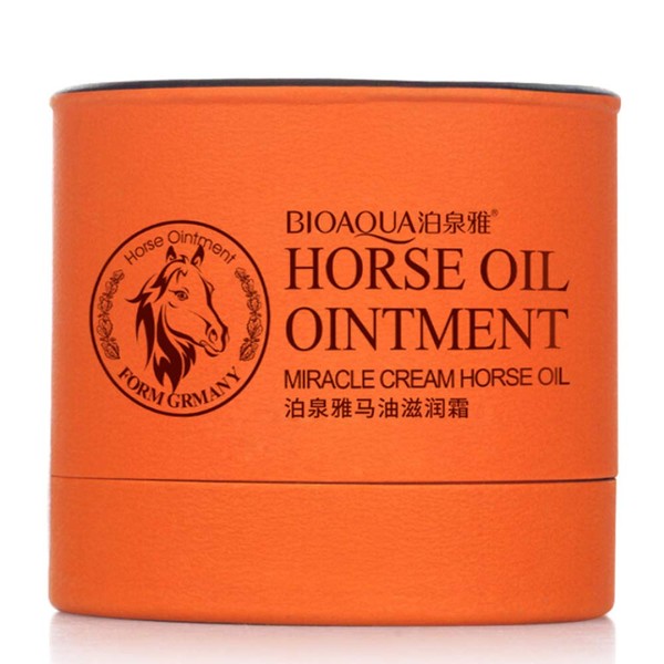 BIOAQUA Horse Oil Ointment Miracle Cream Material From Germany Anti-Aging Nourishes Rejuvenation 70g