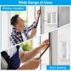 PATIKIL Weather Stripping Door Seal Strip, 2 Rolls 1/2 Inch