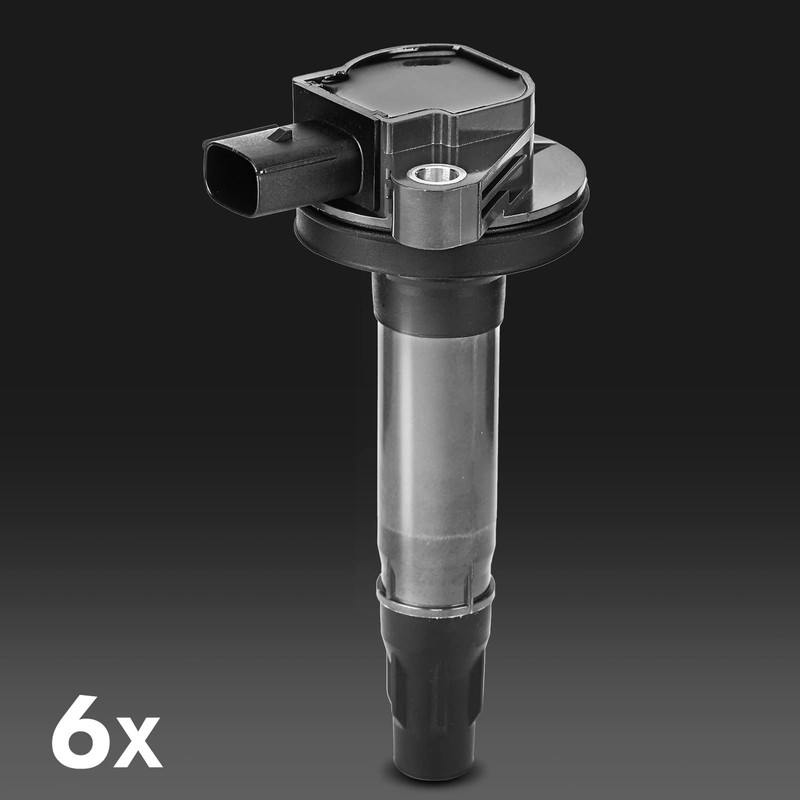 A-Premium Set of 6 Ignition Coil Pack and Iridium Spark