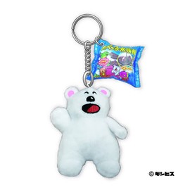 Tabekko Aquarium 15333 (Keychain) Plush Key Ring / Hokkyoku Bear Gimbis, H 5.9 x W 3.0 x D 1.6 inches (15 x 7.5 x 4 cm)