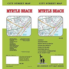 Myrtle Beach, South Carolina / North Carolina Street Map