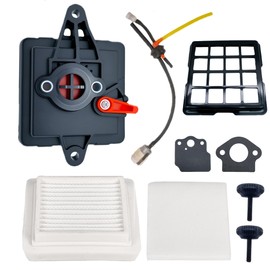 Mikatesi SRM 2620 Air Filter Case with SRM 2620 Air Filter Fuel Line V299000640 Fastener Knob for Echo 2620 Weed Eater Trimmer SRM-2620 Tune Up Kit for Shindaiwa Trimmer