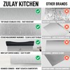 Zulay Premium Multi-purpose Stainless Steel Bench Scraper & Chopper, Easy