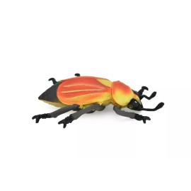 K&M Beetle, June Bug, Red and Yellow, Very Nice Rubber Replica   5"  -   F2067 B133 - 3 PACK