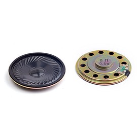 Cylewet 2Pcs Diameter 5cm 8ohm 0.5W Loudspeaker Woofer Small Speaker for Arduino (Pack of 2) CLT1025