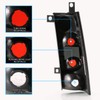 AmeriLite Black Replacement Brake Tail Lights Set For Chevy Express