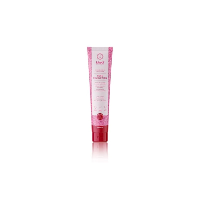 khadi Rose Revolution Ayurvedic Repair Conditioner - Instant Combability &