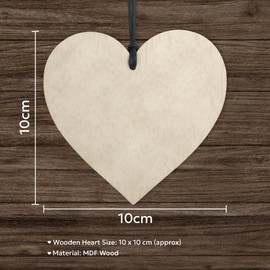 Trimming Shop Wooden Hanging Heart Plaque Gift For Friend | Friendship Wooden Hanging Heart Plaque Funny Keepsake Sign for Your Friend | Special Thank You Friend Quote Keepsake Gift Home Decoration