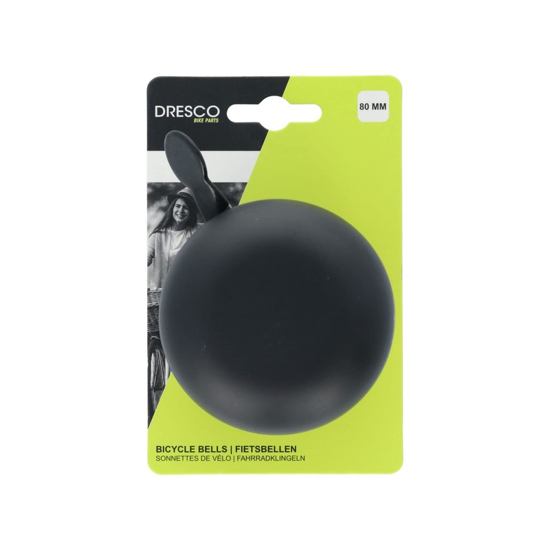 Dresco Ding Dong Classic Bicycle Bell - Black