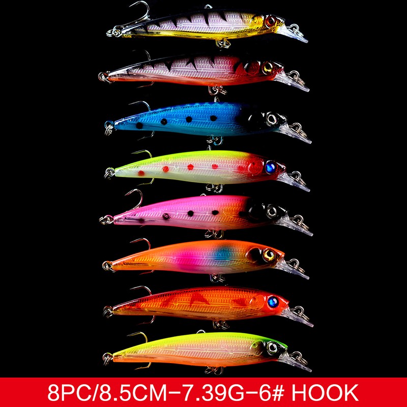 Fishing Lures Set Artificial Hard Bait Bionic Fishing Lure Minnow