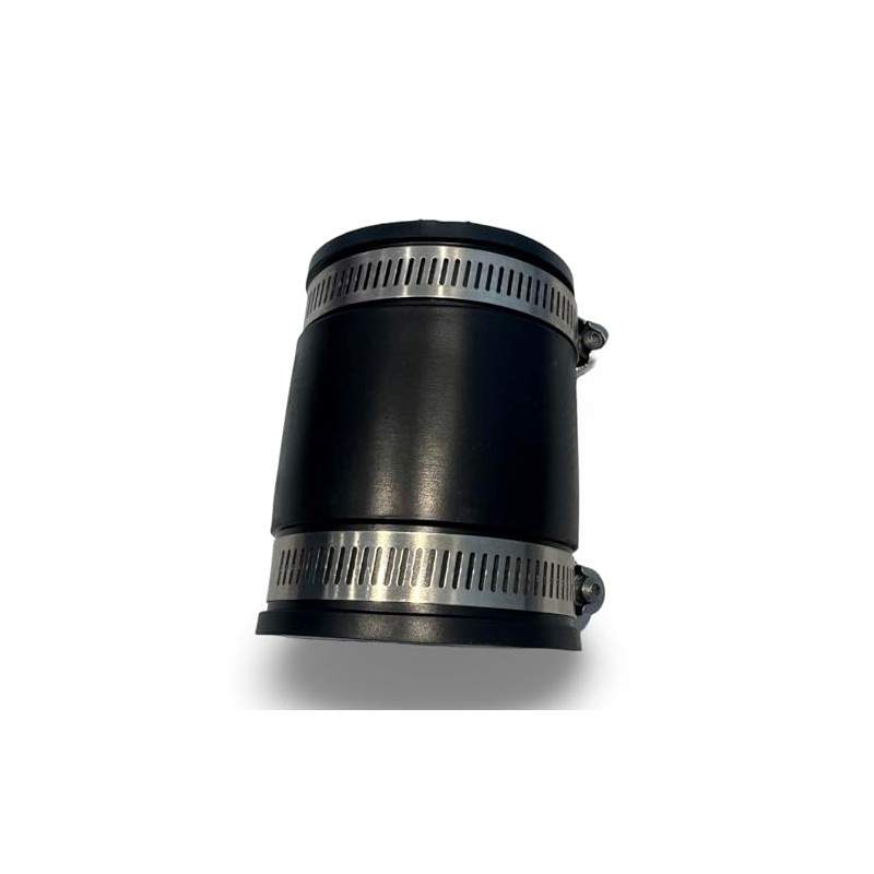 Aqua Universe 2" Flexible Rubber Connector 75x75x90mm with Hose Clips
