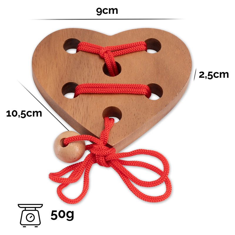 Heart Puzzle - String Puzzle - Thinking Game - Puzzle