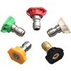 DERASL Multi-Degree Pressure Washer Nozzle - 1/4" Quick Connect, High-Pressure