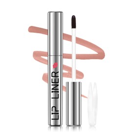 Erinde Lip Liner Peel Off Lip Stain, Long Wear Tattoo Lip Liner with Tweezer, Matte Peel Off Lipliner Stain, Long Lasting, Waterproof, Transfer-proof, Easy to Use & Natural Finish, Rose Pink