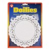 Hygloss Products Round Paper Doilies - Decorative, White Lace Doilies