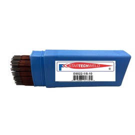 STARTECHWELD 6022 Welding Rod 1/8", E6022 Stick Welding Electrodes 10Lbs Single Pass, High Speed E6022 1/8" (1/8" 10 Pound Box) E6022-125-10