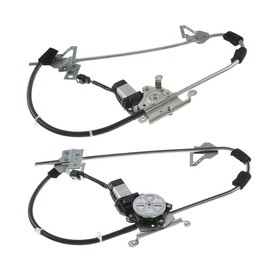 A-Premium Power Window Regulator with Motor Compatible with Jeep Cherokee XJ 1991-1996 Comanche 1991-1992 Front Driver and Passenger Side