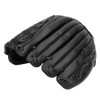 PVC Thicken Baseball Glove Training Competition Gloves for Adults Children(Black