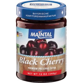 Maintal Black Cherry Premium Preserve Extra, 12 Ounce