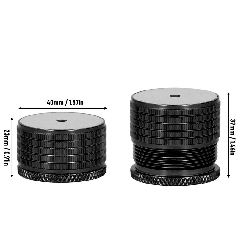 Generic Furniture Risers, 2 Pack Heavy Duty 0.9-1.46in Adjustable Bed