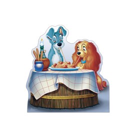 Cardboard People Lady and The Tramp Life Size Cardboard Cutout Standup - Disney's Lady and The Tramp