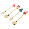 Christmas Spoons Forks Stainless Steel Cute Stylish Christmas Tableware Set