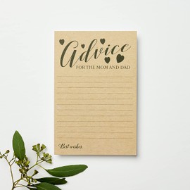 All Ewired Up Baby Shower Cards - 50 Count Pack, Deep Vibrant Colors Cardstock, Perfect Keeper