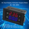 2-in-1 Multimeter High Precision LED Digital Volt Meter Panel, AC