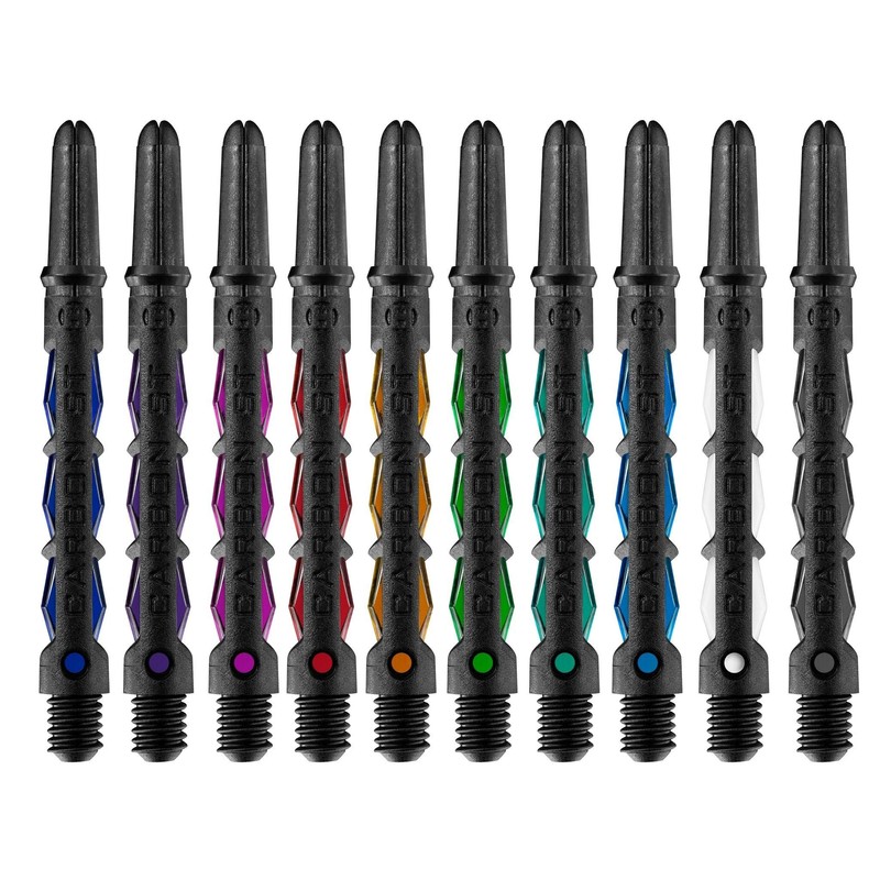 Harrows Dart Shafts Carbon ST Shafts with Pyramid Rings Tweenie
