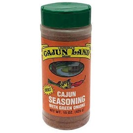 Cajun Land Creole Cajun Seasoning with Green Onions 15 Oz
