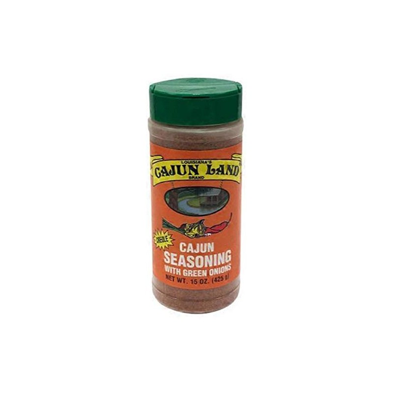 Cajun Land Creole Cajun Seasoning with Green Onions 15 Oz