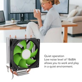 Universal CPU Cooler for Am2, AM4 and S-754 939 940 for LGA 775 1150 1151 1155 1156 1200 1700 1356 1366 (Non Luminous Version)