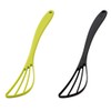 SUNCRAFT Plastic Flat Whisk, Manual Whisk Mixing Spoon, Kitchen Gadget