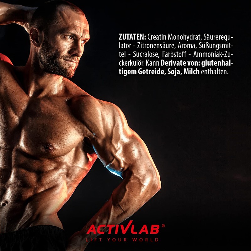 Activlab Creatine Monohydrate - 500g Jar | Optimum Nutrition Pre-Workout