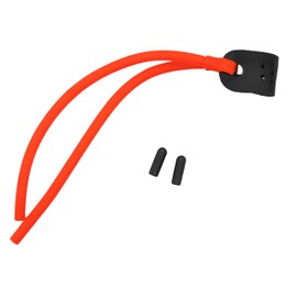 Wizard Slingshot Replacement Rubber Power Bands (Magnum with Leather Pouch) (Orange)