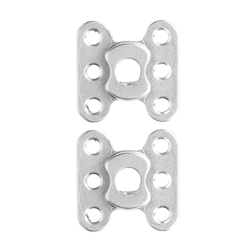 2Pcs Flange Shaft Coupling Aluminium Alloy 6mm D Hole Light