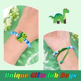 CheersLife To My Son Bracelet from Mum, Son Gifts from Mum, 3 4 5 6 7 8 Year Old Boy Gifts Birthday Christmas Valentines Day Graduation Gifts for Boys Dinosaur Bracelet Gift Ideas 9-16 Year Old