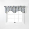 Renaissance Home Fashion Doris Lined Scalloped Valance with Cording, 55"