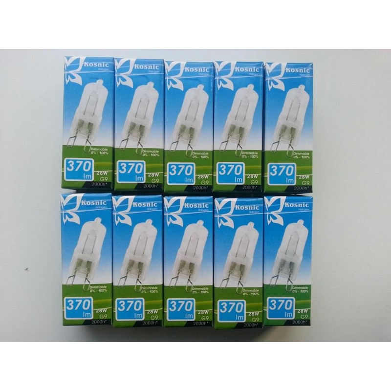 15 x Kosnic G9 28W=40W Dimmable 370 Lumen C Rated