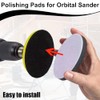 2 PCS Foam Sanding Pads 125mm Soft Sponge Interface Pad