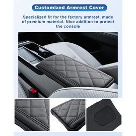 CDEFG Compatible with 2025 Hyundai Tucson Limited Center Console Cover for 2025 Tucson Limited/ 2025 Tucson Hybrid Accessories Armrest Cover 2025 Tucson Middle Console Arm Rest Pad