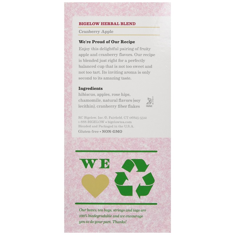 Bigelow Cranberry Apple Tea (Box of 28)