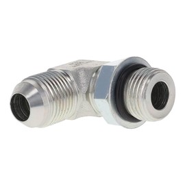 TITAN FITTINGS | 6801-12-12 | 90° Elbow 3/4" Male JIC (1 1/16"-12 thread) x 3/4" ORB (1 1/16"-12 thread) Male