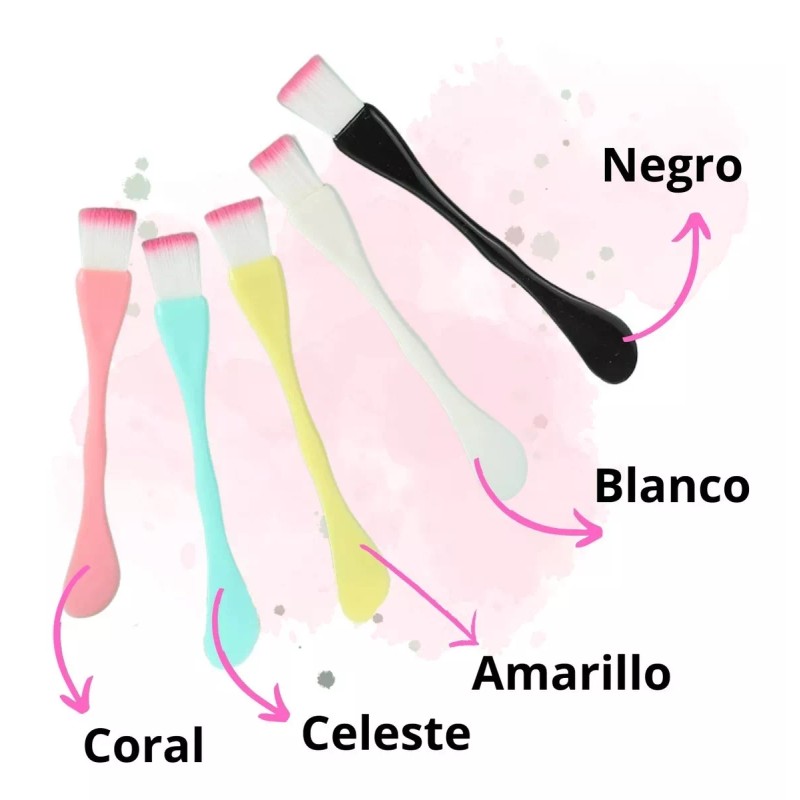 Universo en Linea Brocha Pincel Para Mascarilla Tratamientos Faciales Japones