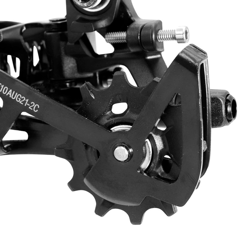 Sram Apex1 Rear Derailleur Black Long Cage 11-Speed: Black 11