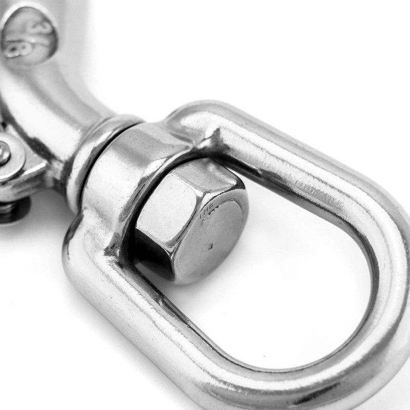 QWORK Chain Hook, Chain Swivel Hook, Hoist Swivel Hook, Slip