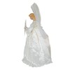 Kurt Adler 16-Inch Ivory/Clear Fiber Optic Angel Tree Topper