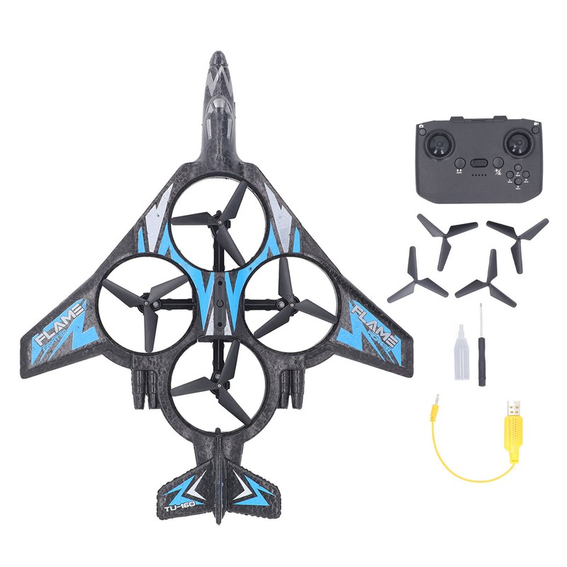 Kids RC Airplane Drone 2.4GHz Foam Remote Control Airplane Quadcopter